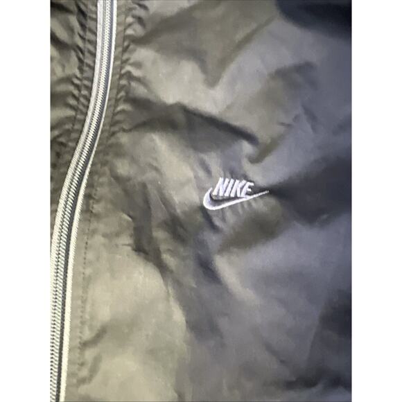 Nike Dri Fit Mens Track Jacket Black Size Large Pockets Zip Stretch Clima-Fit - Picture 4 of 9